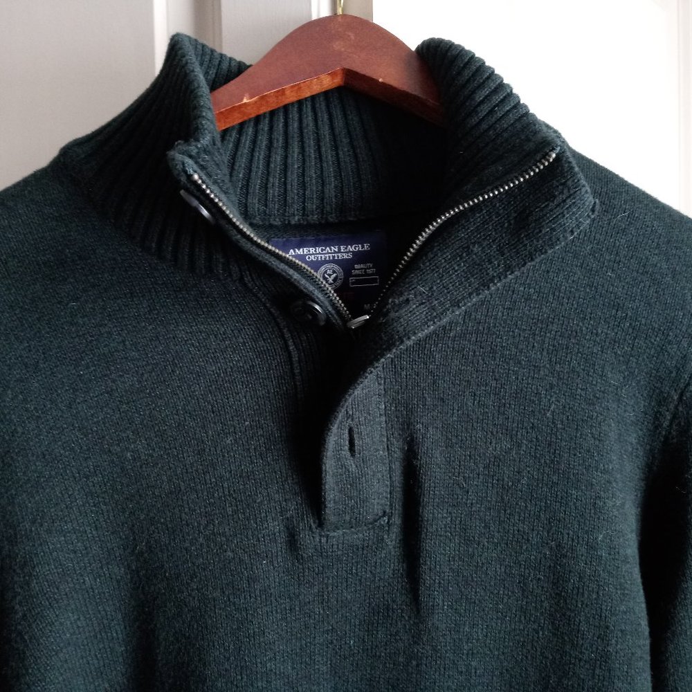 American Eagle Outfitters Half Zip Sweater Sz M